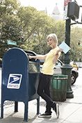 young lifestyle teenager mailing letter